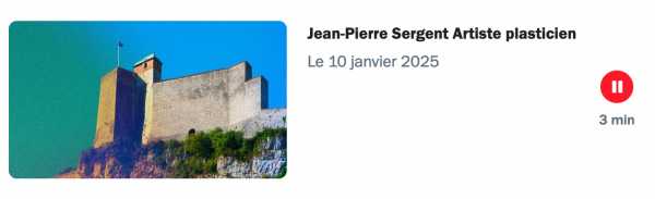 Jean-Pierre Sergent INTERVIEW RADIO AVEC THIERRY EME, ÉMISSION "LES GENS D'ICI", POUR FRANCE BLEU BESANÇON, LE 10 JANVIER 2025