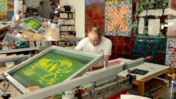 Jean-Pierre Sergent, Portrait-Video #171 | screen-printing the Karma-Kali, Sexual Dreams & Paradoxes series