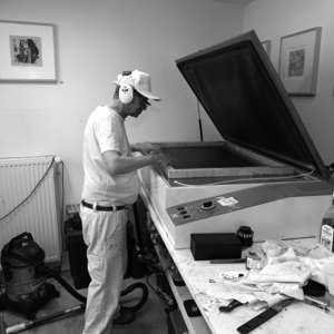 Image 13 - Portraits of artist Jean-Pierre Sergent 2024-At Work on the 