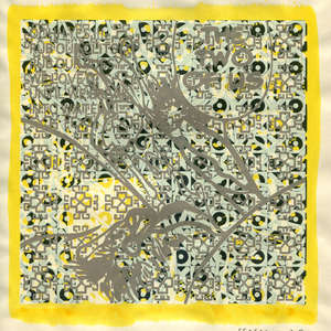Image 33 - Small Paper Shakti-Yoni 2021, Yellow Wang Paper, JP Sergent