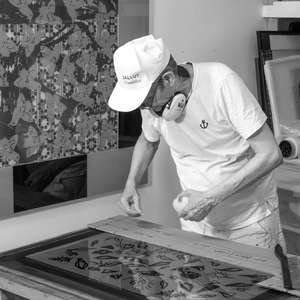 Image 38 - Portraits of artist Jean-Pierre Sergent 2024-At Work on the 