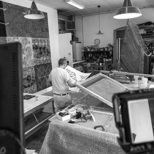 Image 36 - Portraits of artist Jean-Pierre Sergent 2024-At Work on the 