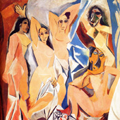 Picasso, Les Demoiselles d'Avignon, MOMA, NY