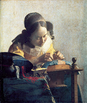 Vermeer, La Dentelière, Louvre