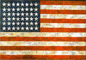 Jasper Johns, Flag, MOMA, NY