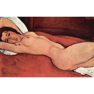 Amedeo Modigliani, Nu couché les bras croisés derrière la tête
